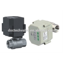 Control Electric Valve AC/DC9-24V, SS304 Motorized Valve with timer set function used for drain water